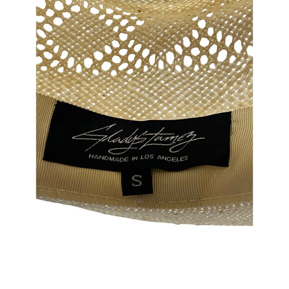 Gladys Tamez Millinery Bella Straw Cowboy Hat Beaded Band Natural Everyday S main image 6
